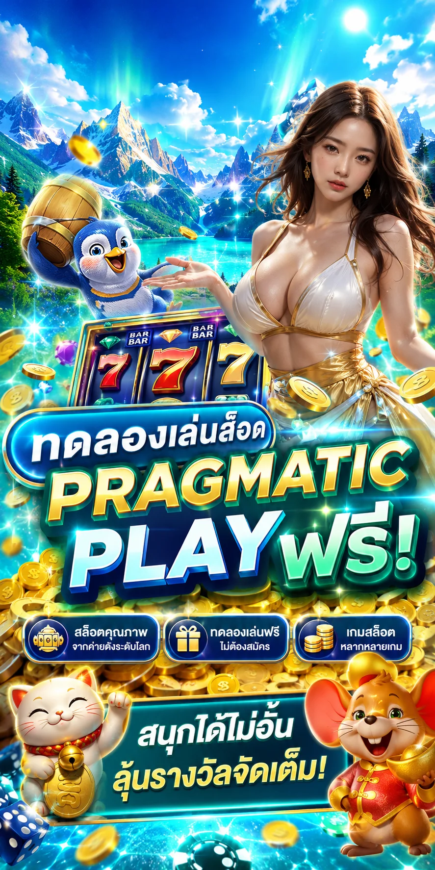 ทดลองเล่นสล็อต Pragmatic Play ฟรีบน BUZZ99